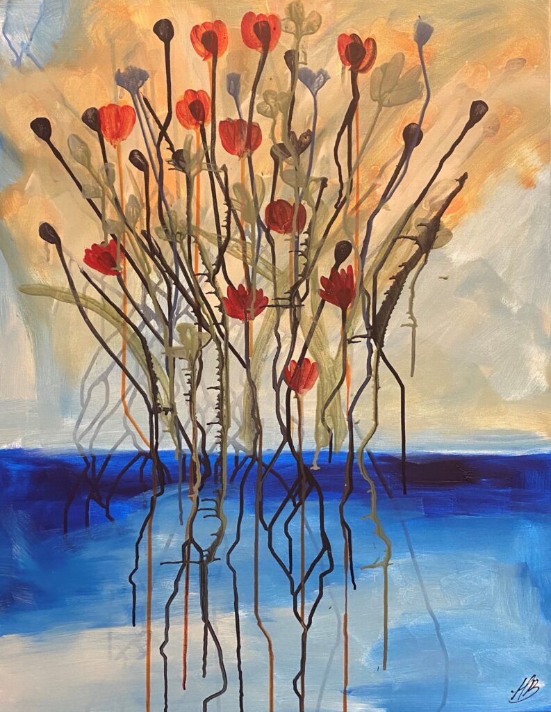 A Drop Of Flowers (70x90cm)